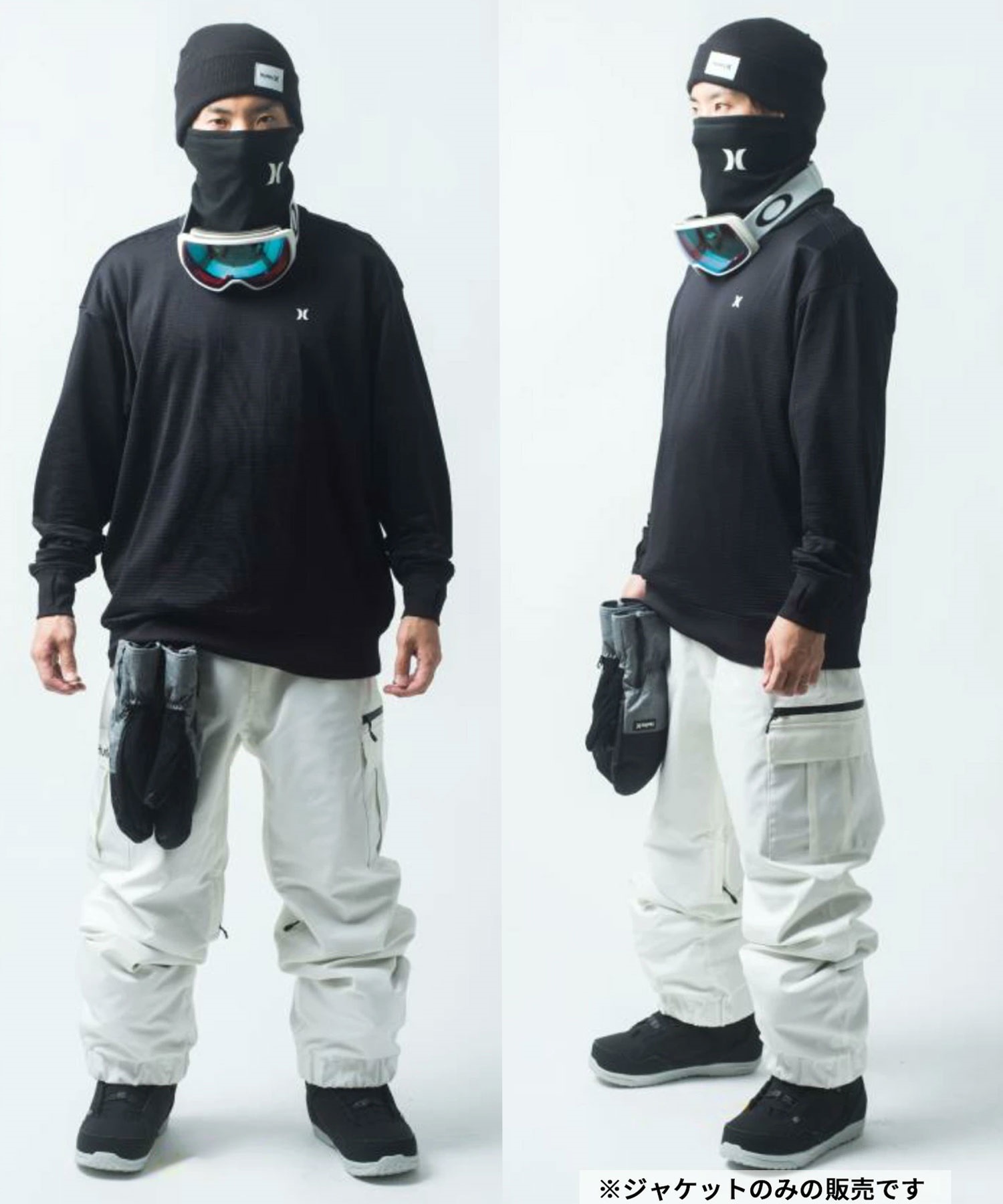 Hurley:ハーレー】M PHNTM WAFFLE INNER MOCK NECK ファントム