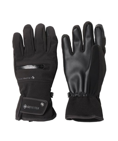 【店頭受取対象外】 THREE WEATHER スリーウェザー TWG-6512 メンズ スノーボード 手袋 グローブ II K18(BK-XS)
