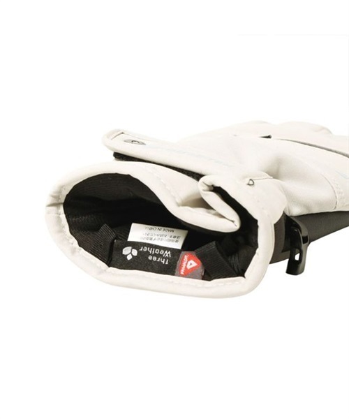 【店頭受取対象外】 THREE WEATHER スリーウェザー TWG-6512 メンズ スノーボード 手袋 グローブ II K18(BK-XS)