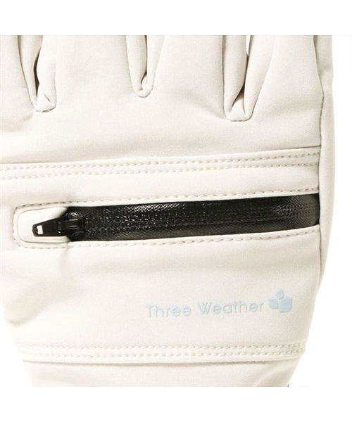 【店頭受取対象外】 THREE WEATHER スリーウェザー TWG-6512 メンズ スノーボード 手袋 グローブ II K18(BK-XS)