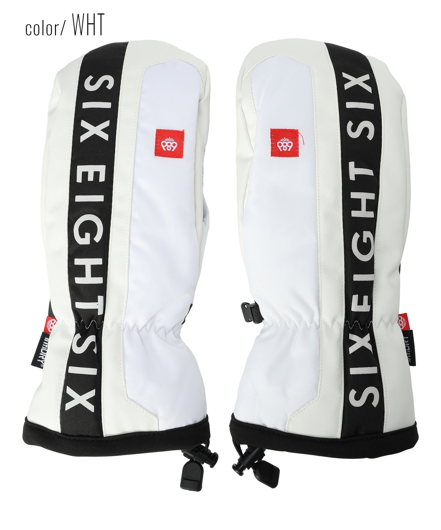 スノーボード スノーグローブ メンズ 686 シックスエイトシックス MNS TEAM MERINO MITT MNSTEAMMERINOMITT ムラサキスポーツ(WHT-M)