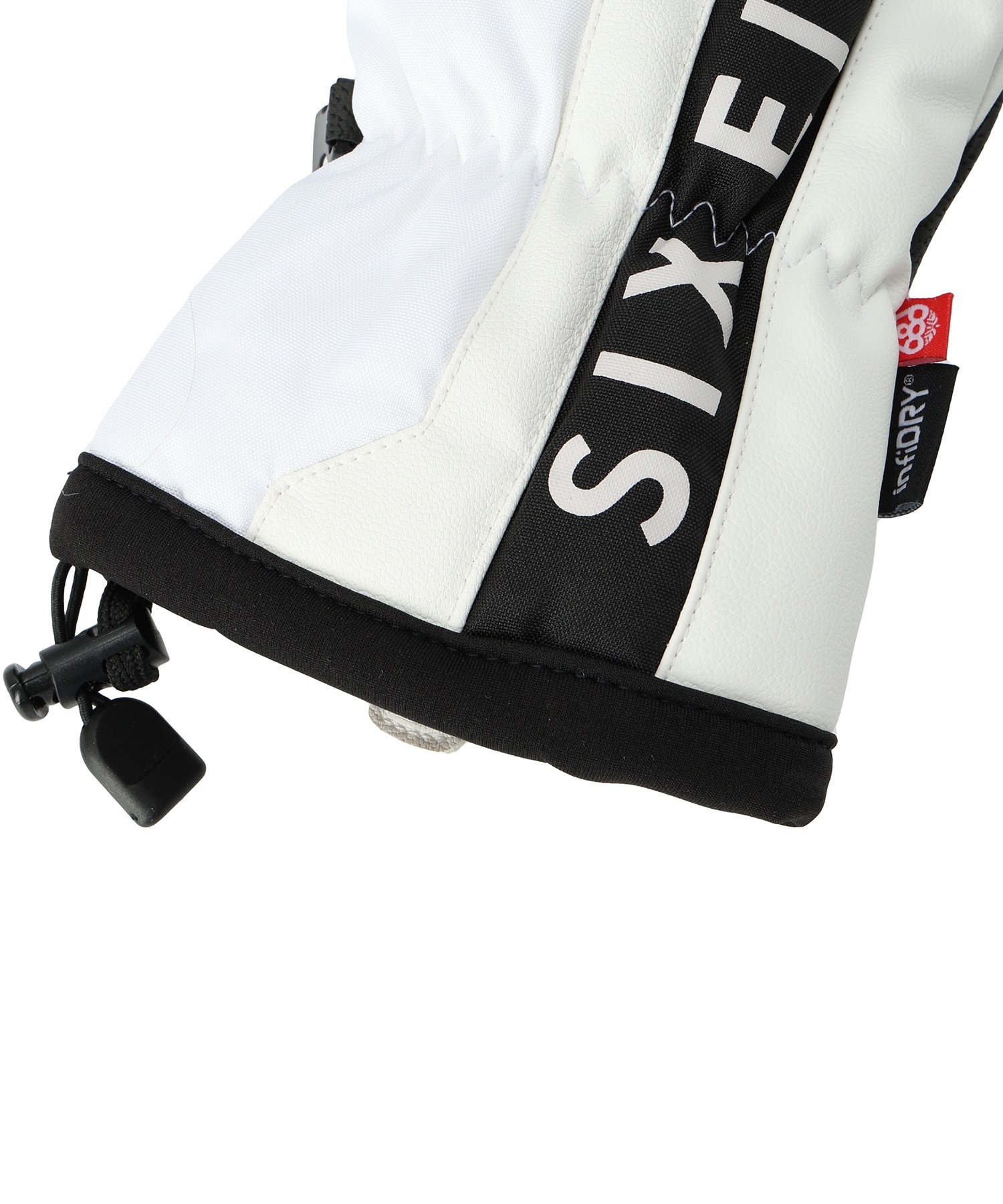 スノーボード スノーグローブ メンズ 686 シックスエイトシックス MNS TEAM MERINO MITT MNSTEAMMERINOMITT ムラサキスポーツ(WHT-M)