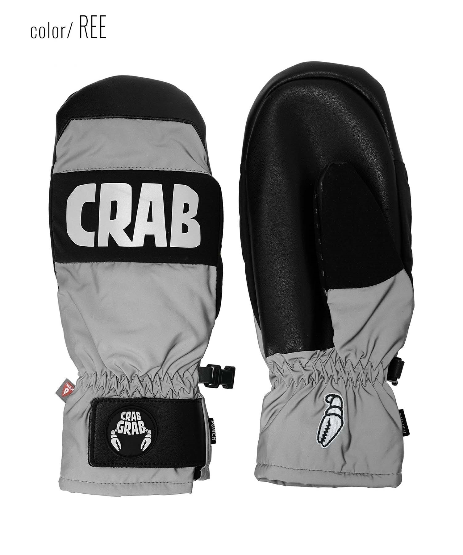 スノーボード スノーグローブ メンズ CRABGRAB クラブグラブ PUNCH MITTEN PUNCH MITTEN ムラサキスポーツ(BLK-S)