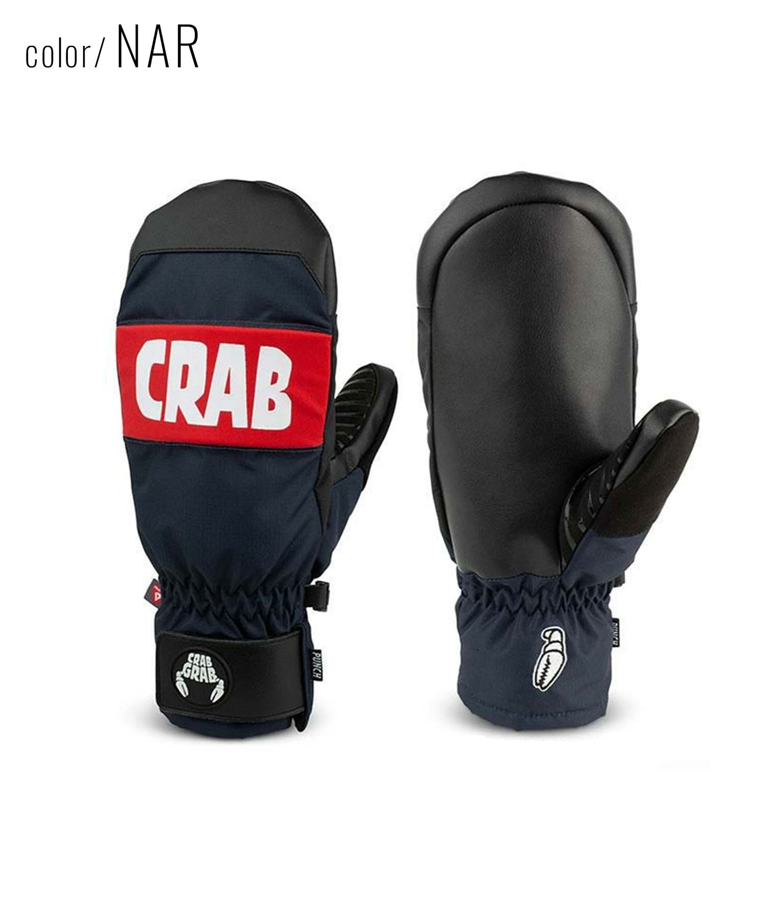 スノーボード スノーグローブ メンズ CRABGRAB クラブグラブ PUNCH MITTEN PUNCH MITTEN ムラサキスポーツ(REE-M)