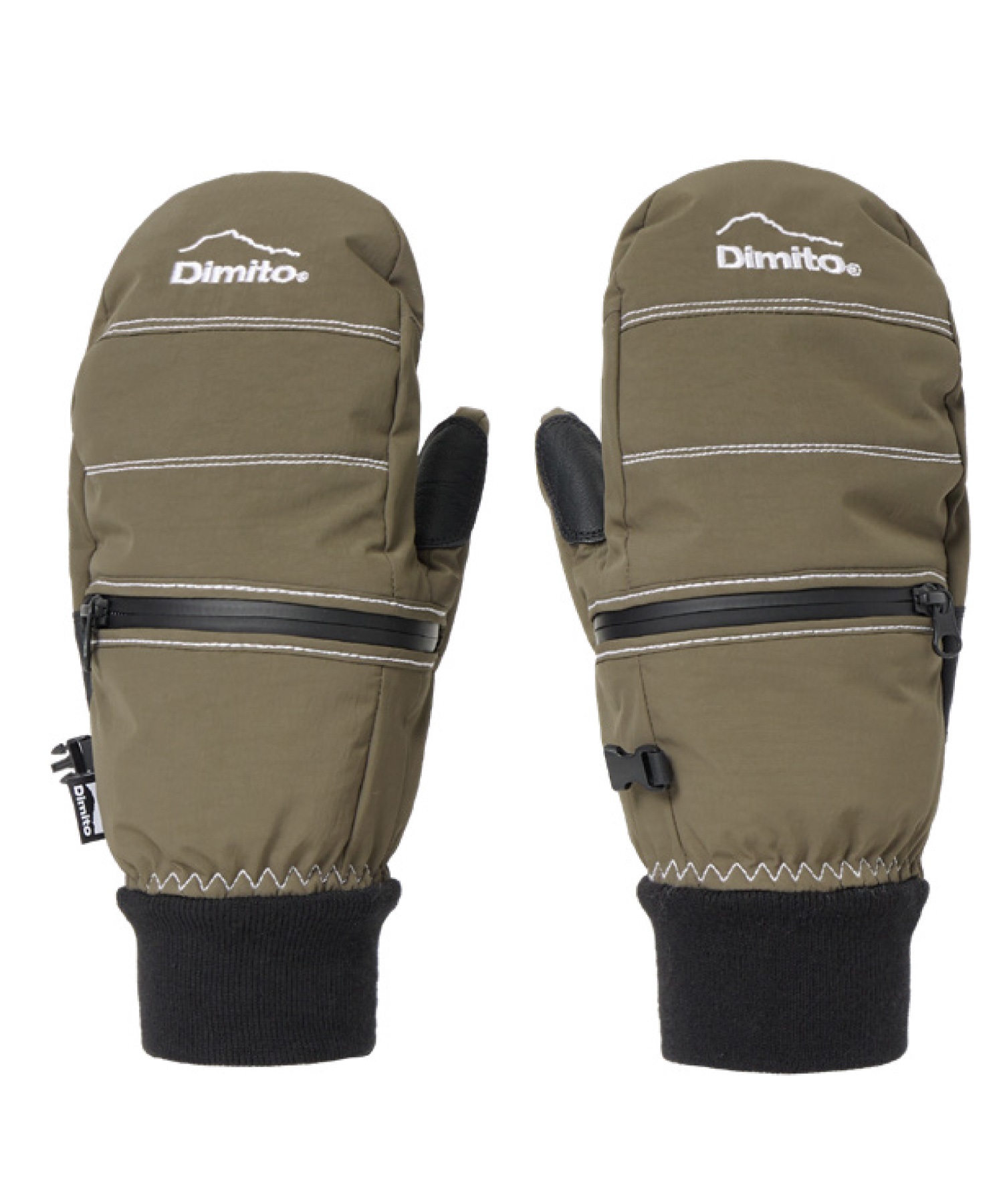 スノーボード グローブ メンズ DIMITO ディミト EASY ZIP OG MITTEN 23-24モデル ムラサキスポーツ KK J27(TAN-XS)