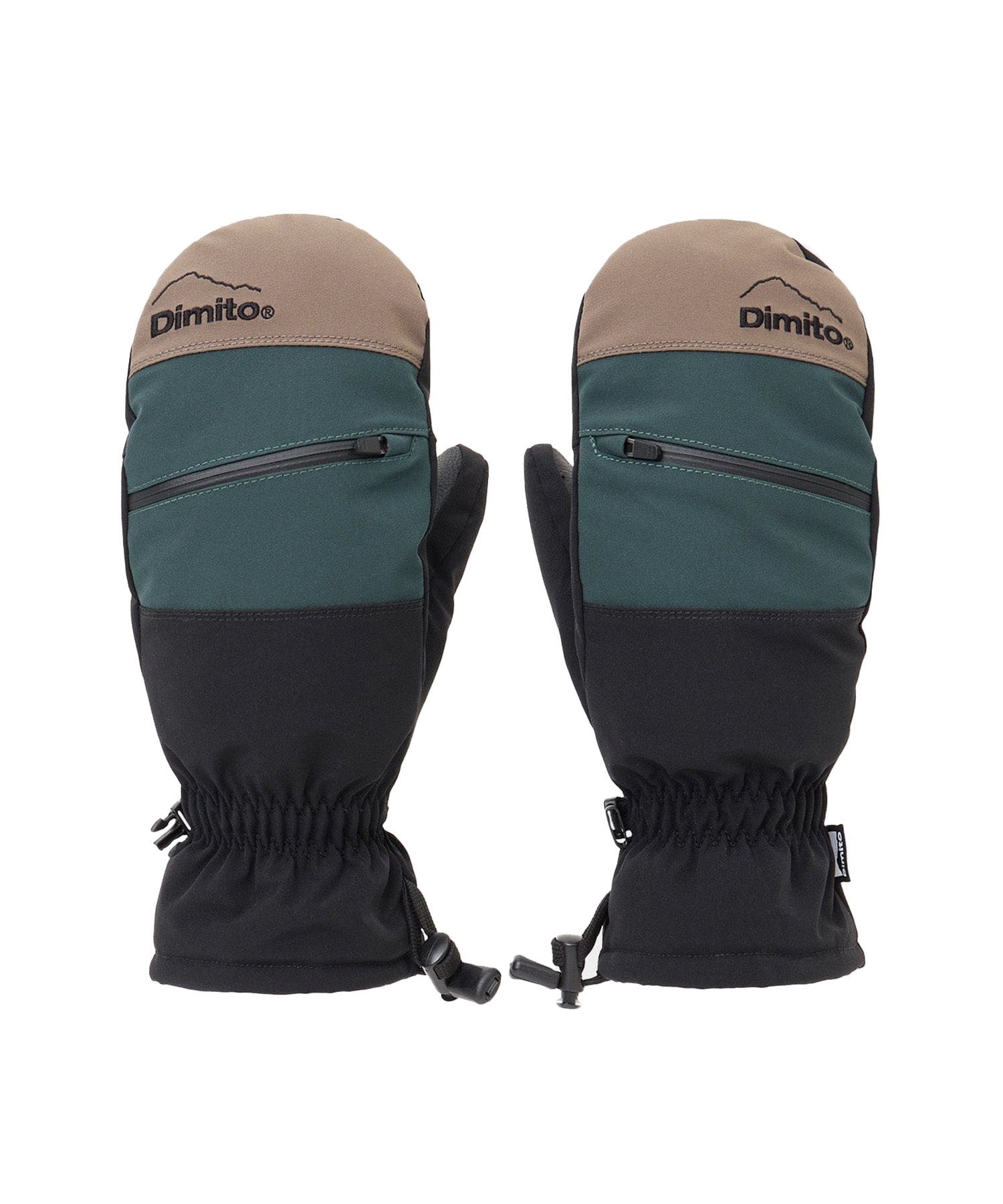 DIMITO ディミト スノーボード グローブ ユニセックス BLOCK ZIP