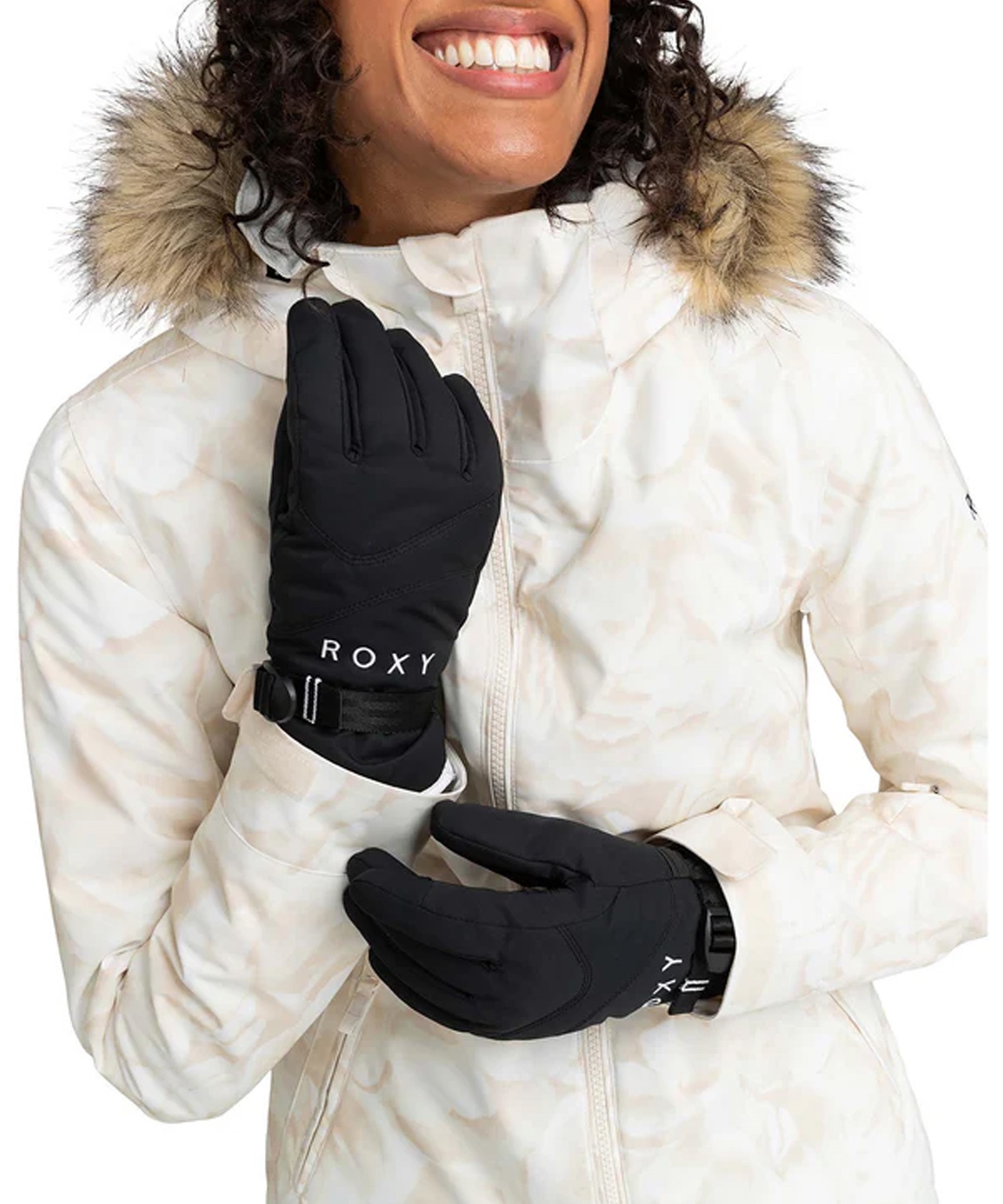 中古良品】ROXY グローブ、ヒップパッド付き！スノーボード