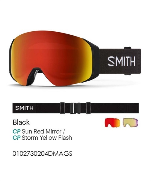 スノーボード ゴーグル SMITH スミス 4D-MAG-S 22-23モデル