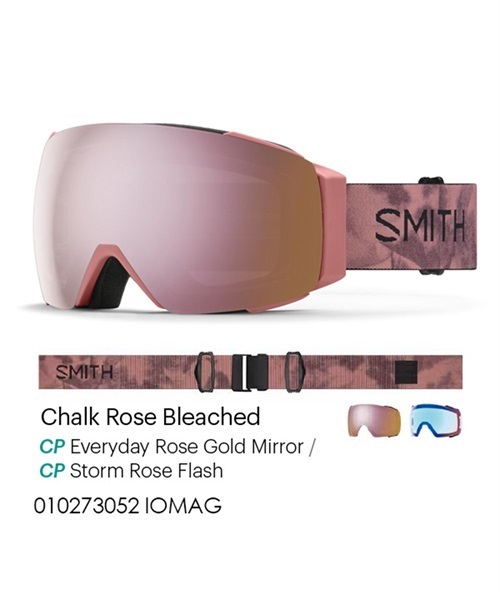 Smith I/O MAG ゴーグル Chalk Rose Bleached Smith I/O MAG ゴーグル