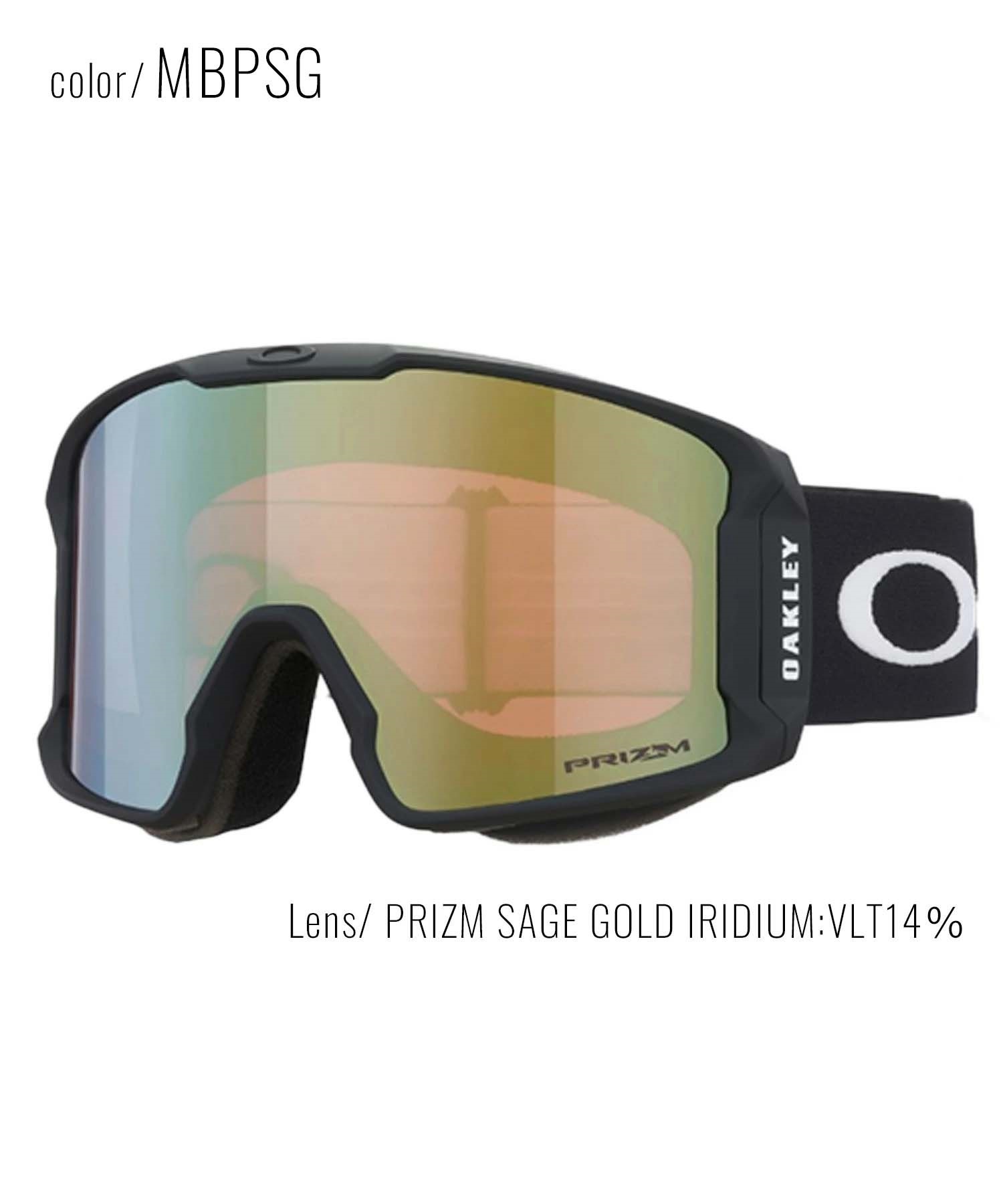 OAKLEY オークリー スノーボード ゴーグル ユニセックス LINE MINER L 23-24モデル ムラサキスポーツ KK H26(PRIZMSAGEGOLDIRIDIUM-L)