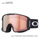 OAKLEY オークリー スノーボード ゴーグル ユニセックス LINE MINER L 23-24モデル ムラサキスポーツ KK H26(PRIZMROSEGOLDIRIDIUM-L)