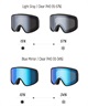 スノーボード ゴーグル ユニセックス REVOLT リボルト 平面レンズ 調光レンズ FLAT LIGHT FRAME ムラサキスポーツ 23-24モデル KK L8(MatBk/BLUE/PHO-F)