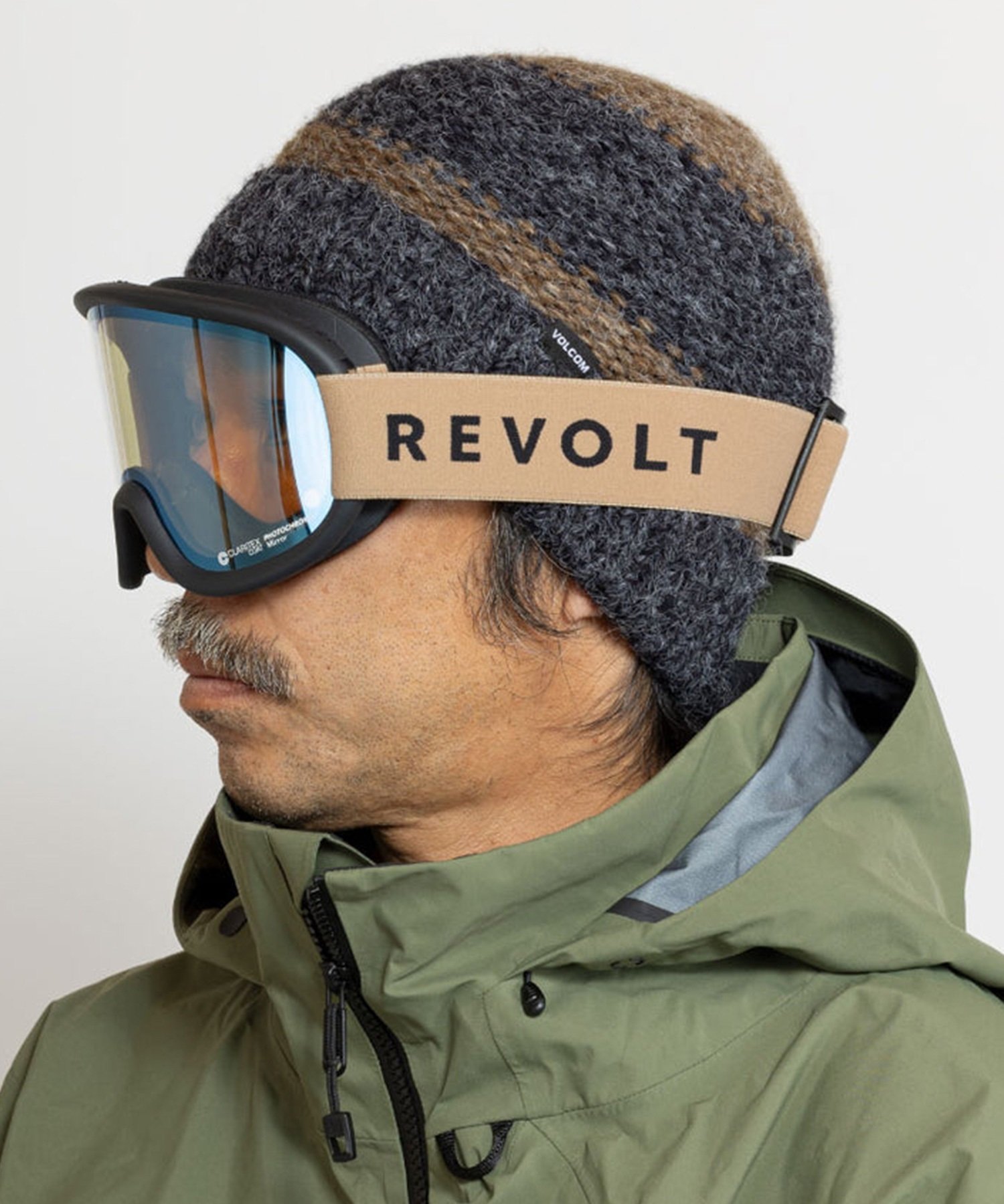 スノーボード ゴーグル ユニセックス REVOLT リボルト 平面レンズ 調光レンズ SUPER LIGHT FRAME ムラサキスポーツ 23-24モデル KK L8(CLEAR/CLEARPHO-F)