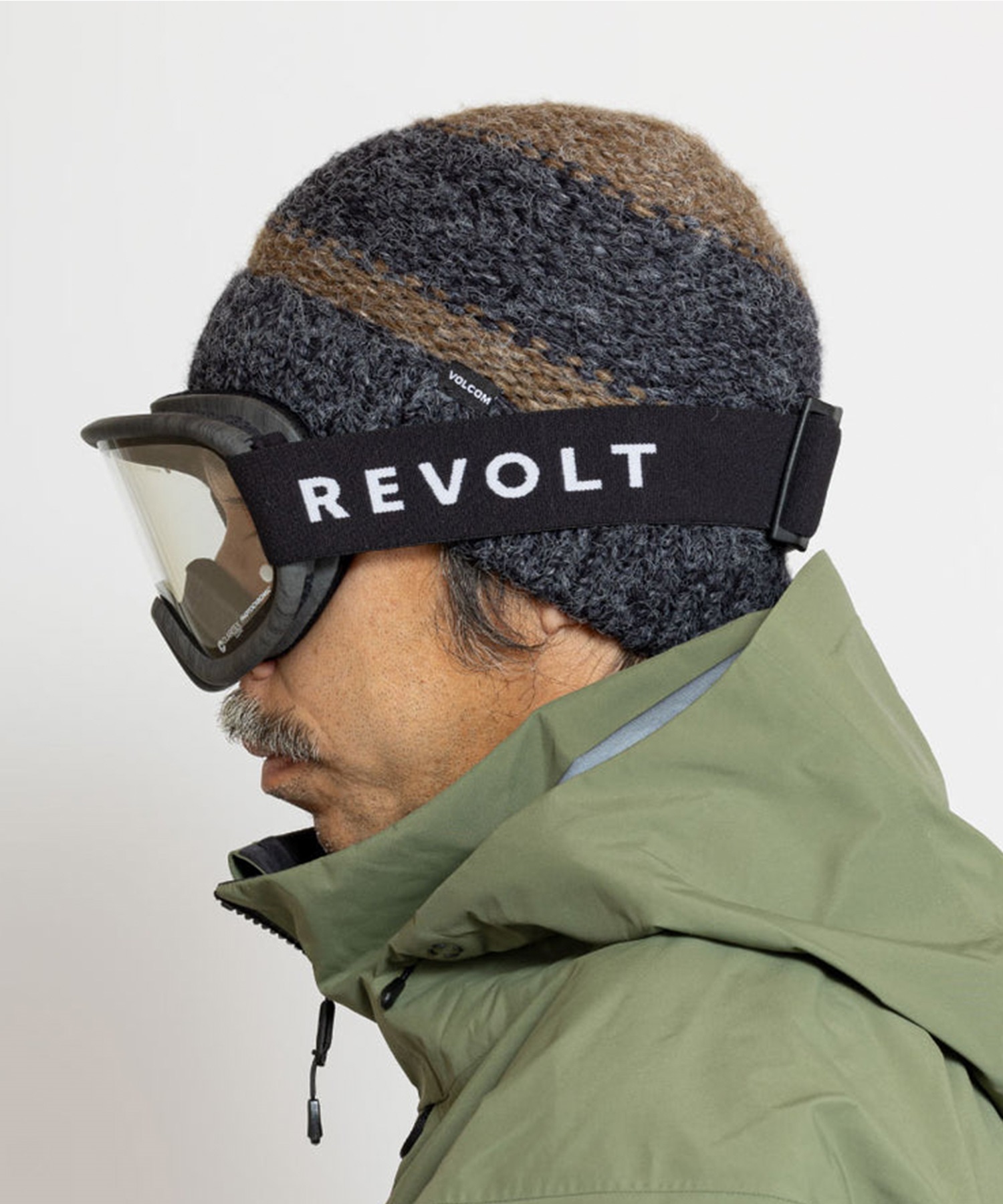 スノーボード ゴーグル ユニセックス REVOLT リボルト 平面レンズ 調光レンズ SUPER LIGHT FRAME ムラサキスポーツ 23-24モデル KK L8(BROWNMIRROR/CLEARPHO-F)