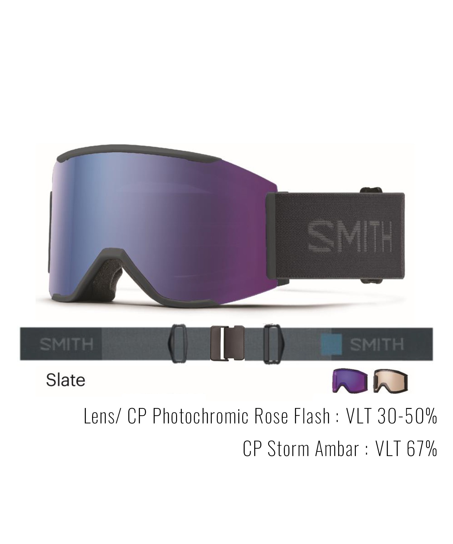 スノーボード ゴーグル ユニセックス SMITH スミス SQUAD MAG SLATE 23 スノーボード ゴーグル ユニセックス SMITH スミス SQUAD MAG SLATE 23