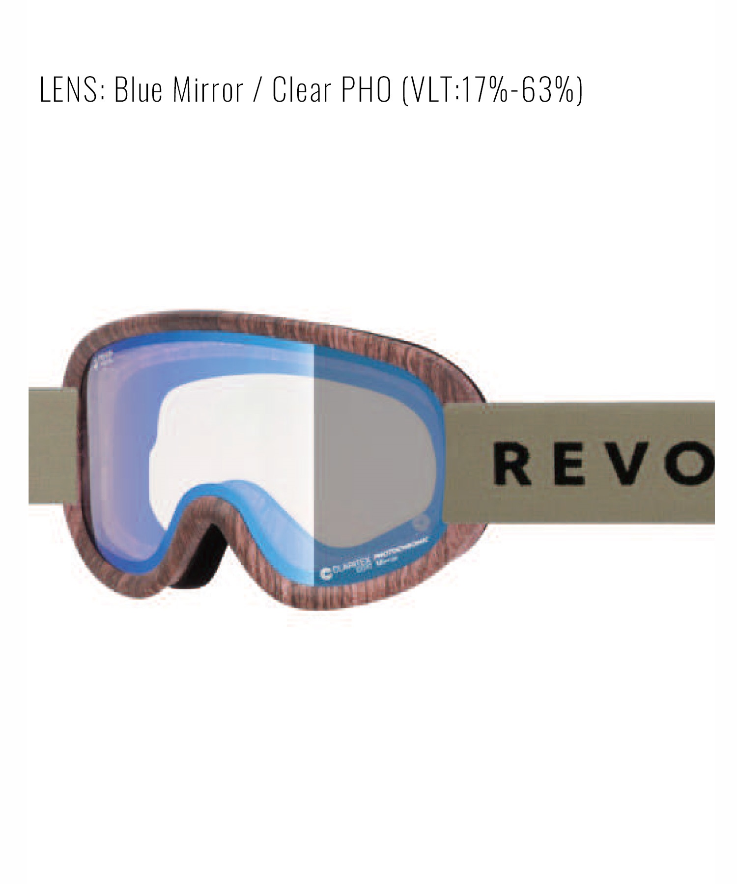 REVOLT リボルト スノーボード ゴーグル ユニセックス 調光