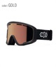 UTAR EYEWEAR ウタアイウェア スノーボード ゴーグル ムラサキスポーツ 24-25モデル LL K18(GOLD-ONESIZE)