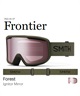 SMITH スミス スノーボード ゴーグル ユニセックス 平面 FRONTIER FOREST ムラサキスポーツ 24-25モデル LX I20(Forest-ONESIZE)