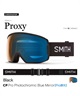 SMITH スミス PROXY 球面 スノーボード ゴーグル ユニセックス ムラサキスポーツ 24-25モデル LX I20(Black-ONESIZE)