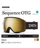 SMITH スミス SEQUENCE OTG BLACK 球面 スノーボード ゴーグル ユニセックス ムラサキスポーツ 24-25モデル LX I20(Black-ONESIZE)