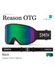 SMITH スミス スノーボード ゴーグル ユニセックス 平面 REASON OTG ムラサキスポーツ 24-25モデル LX I20(Black-ONESIZE)