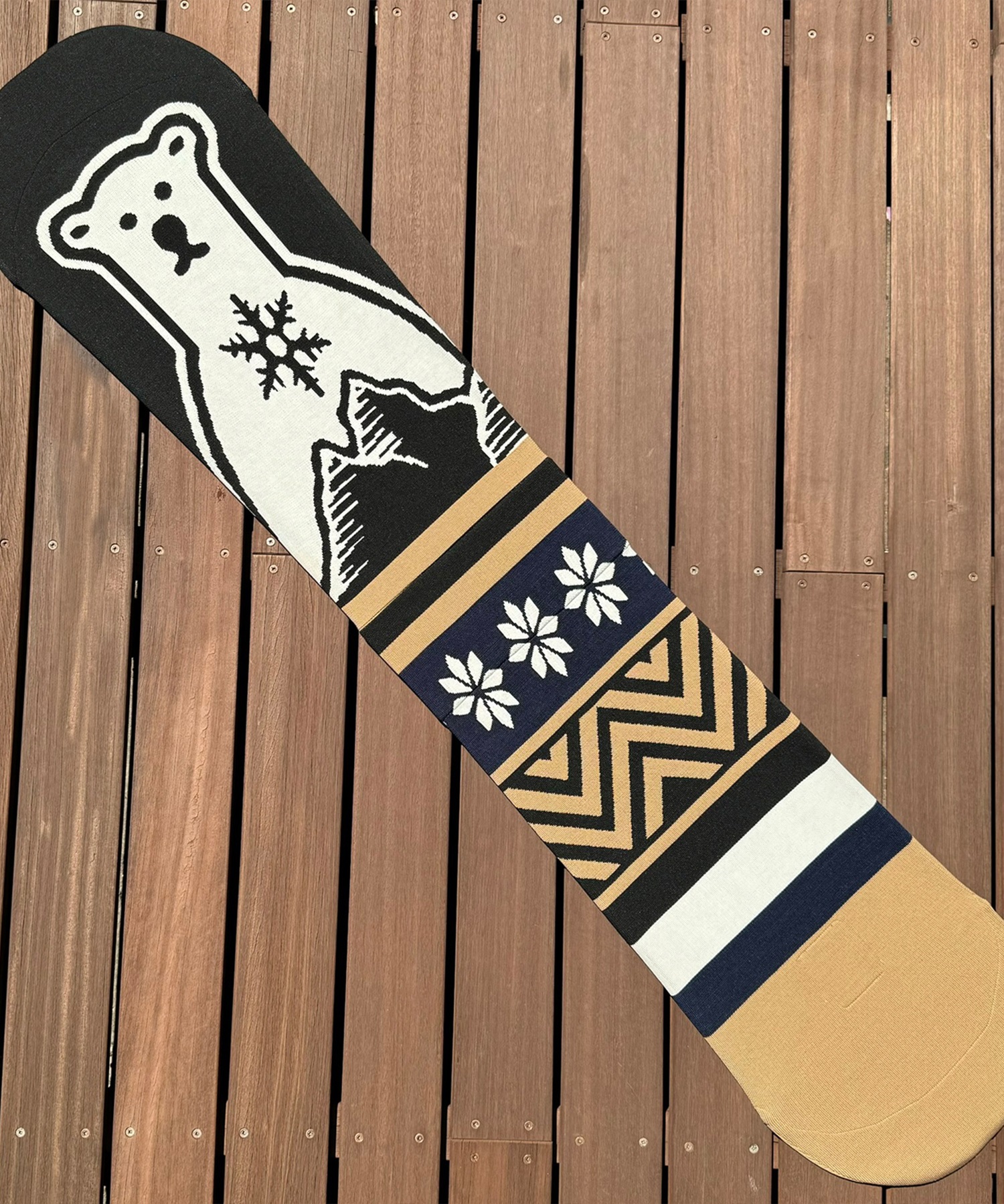 eb's エビス スノーボード ソールガード ユニセックス KNIT COVER BEAR