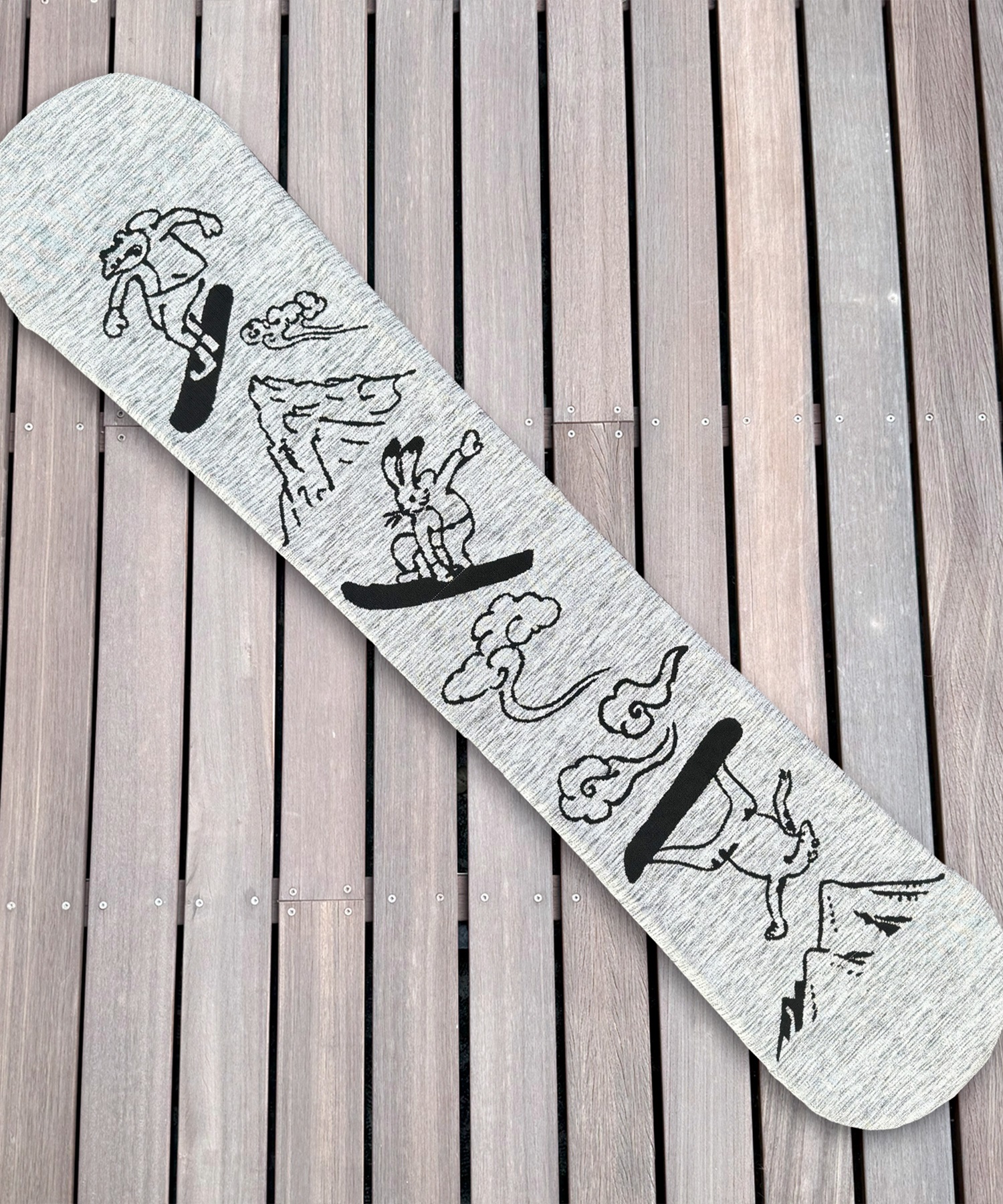 eb's エビス スノーボード ソールガード ユニセックス KNIT COVER MAKIMONO ムラサキスポーツ 24-25モデル LL G18(GREY-SM)