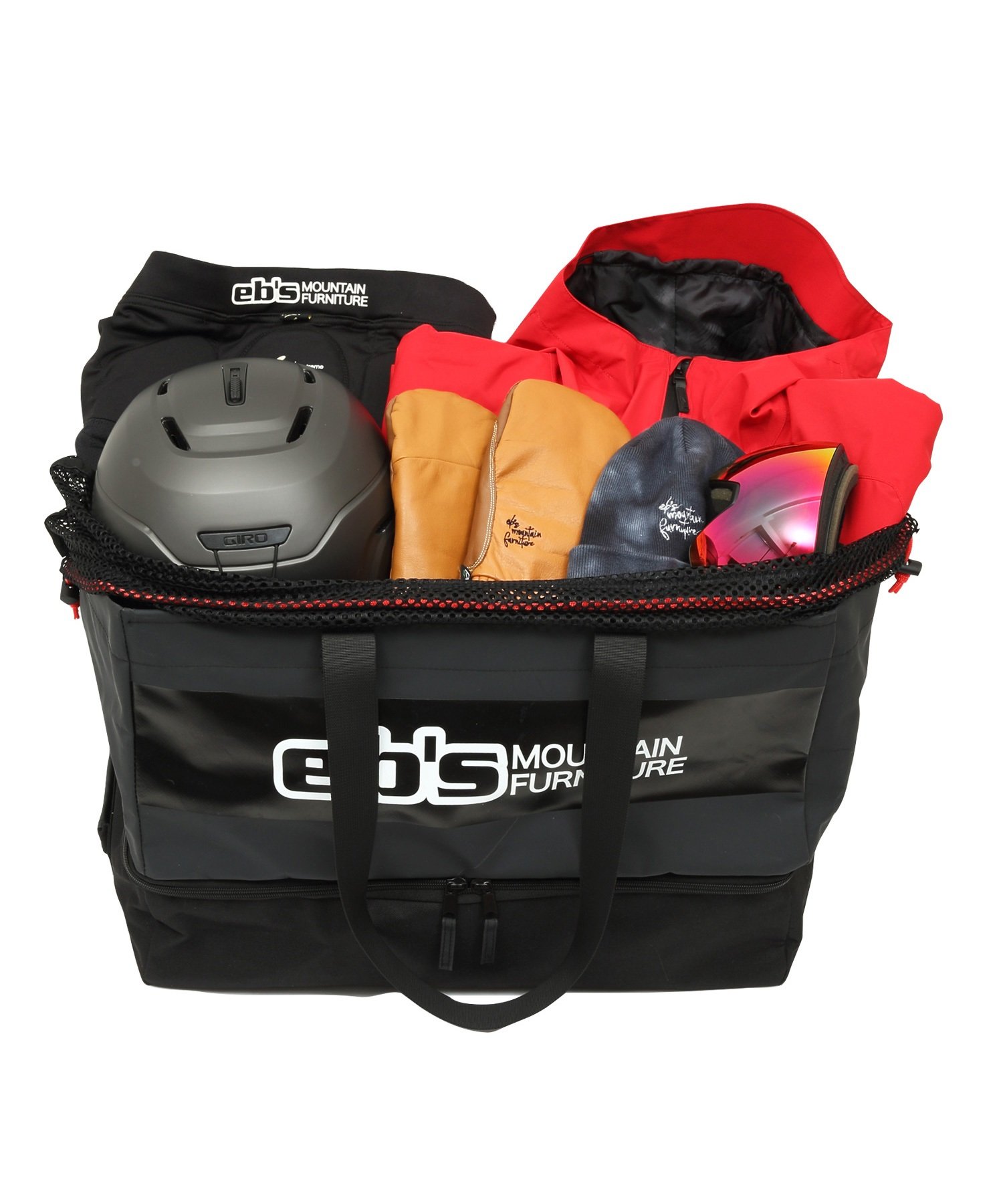 スノーボード バッグ ブーツケース eb's エビス ARLOW BAG 23-24モデル ムラサキスポーツ KK J6(BKPVC-ONESIZE)