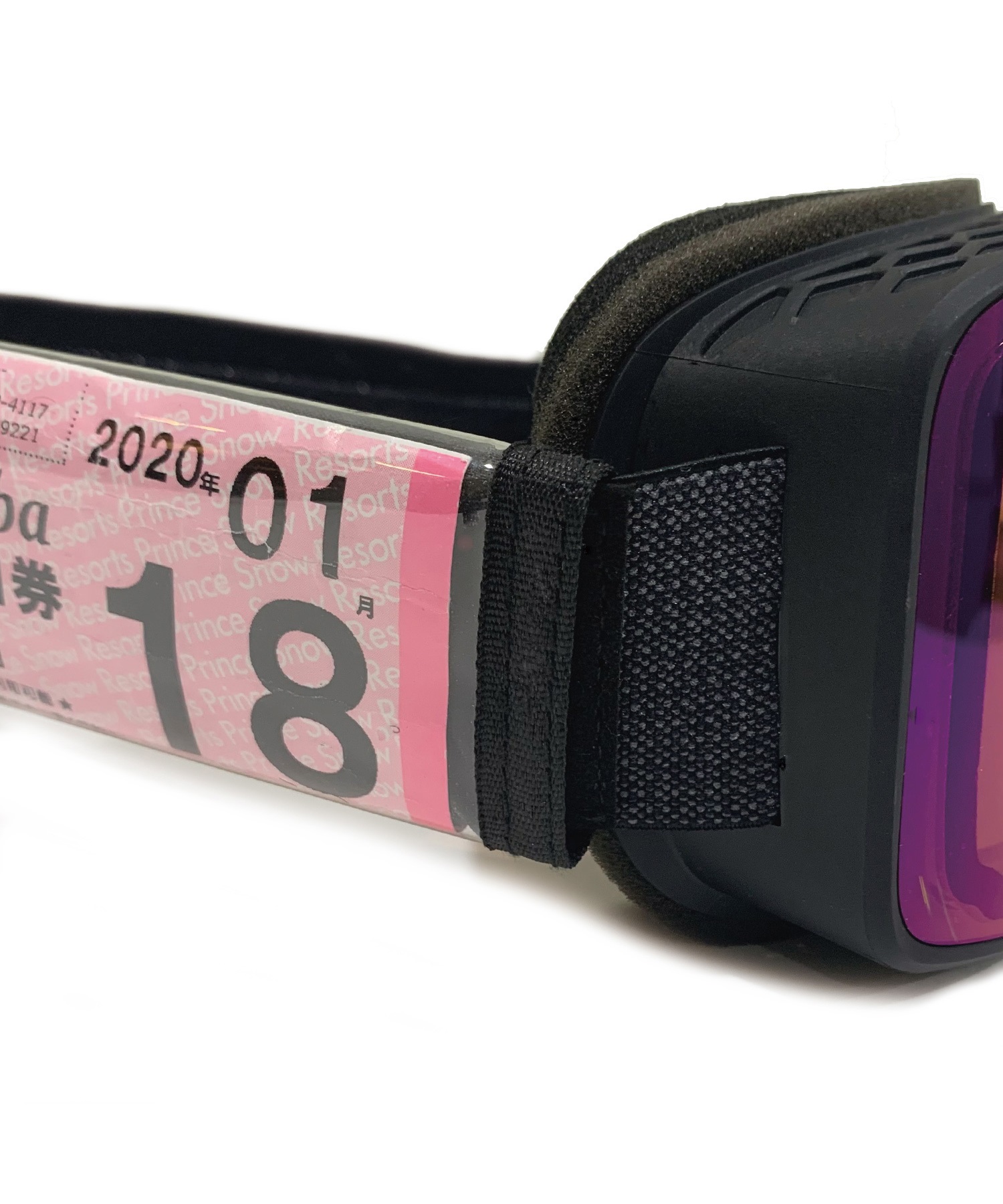 Pass商品 eb's エビス パスケース ゴーグル グローブ 3 WAY PASS ムラサキ