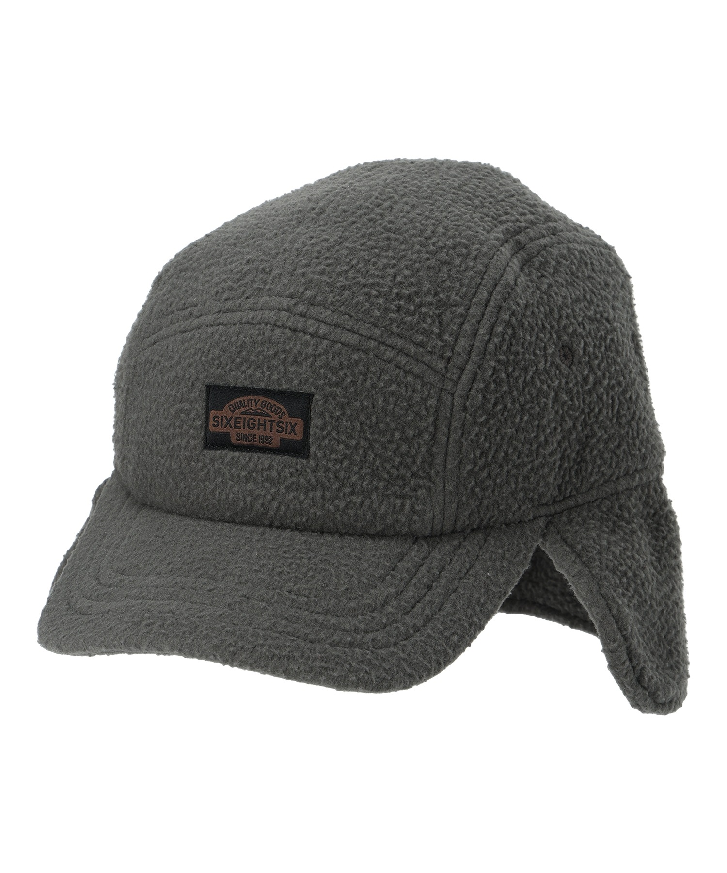 スノーボード スノービーニー ユニセックス 686 シックスエイトシックス FLEECE CAMPER HAT M3WNHAT123 ムラサキスポーツ(BLK-ONESIZE)