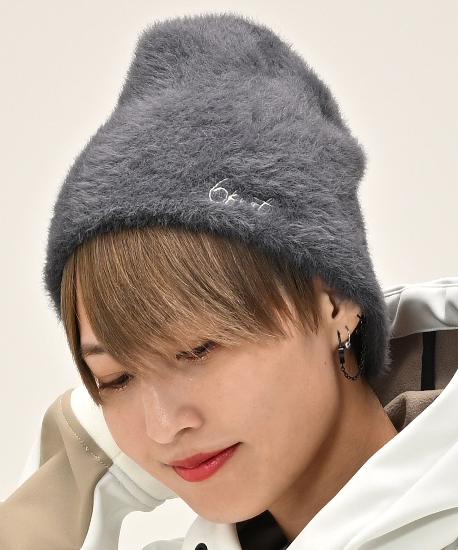 スノーボード ビーニー レディース 6KNOT シックスノット SHAGGY BEANIE 6KKC0101 ムラサキスポーツ 23-24モデル KX L15(IVORY-ONESIZE)