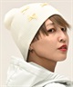 スノーボード ビーニー レディース 6KNOT シックスノット MINI BOW BEANIE 6KKC0201 ムラサキスポーツ 23-24モデル KX L15(BK/WH-ONESIZE)