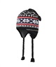 DIMITO ディミト スノーボード ビーニー ユニセックス CROCHET EAR FLAP BEANIE ムラサキスポーツ 24-25モデル LL J3(WHITE-ONESIZE)