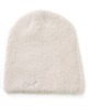 6KNOT シックスノット スノーボード ビーニー レディース ニット帽 SHAGGY BEANIE ムラサキスポーツ 24-25モデル LX J24(WHITE-ONESIZE)