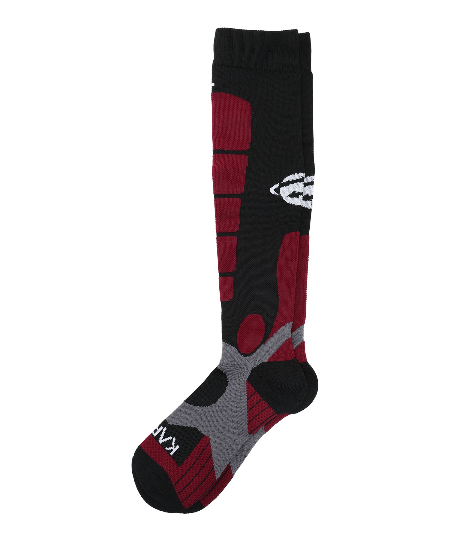 スノーボード ソックス KARNA カルナ KNS-1008 ムラサキスポーツ(BK-ONESIZE)