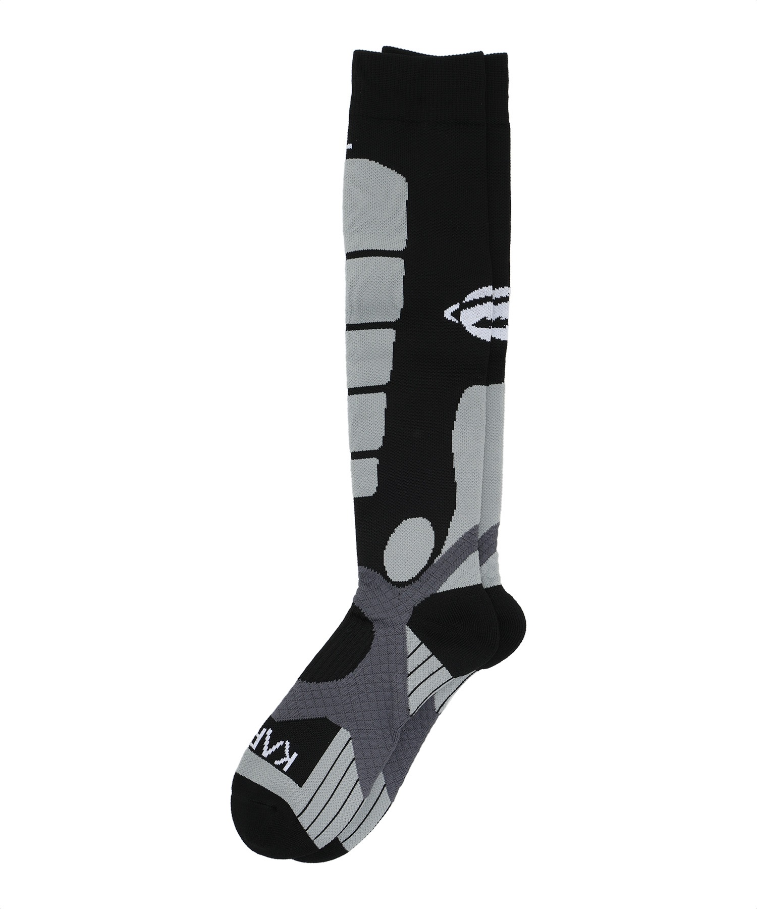 スノーボード ソックス KARNA カルナ KNS-1008 ムラサキスポーツ(BK-ONESIZE)