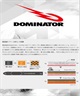DOMINATOR ドミネーター スノーボード ワックス WAX 固形WAX ホットワックス ベースワックス RENEW-400 24-25モデル LL I5(ONECOLOR-ONESIZE)