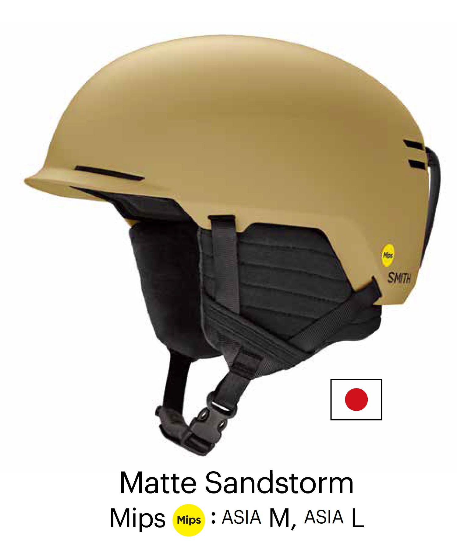 スノーボード ヘルメット SMITH スミス SCOUT MIPS ASIA-FIT 23-24モデル ムラサキスポーツ KK G7(MATTESANDSTORM-M)