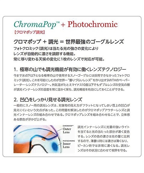 スノーボード ゴーグル 交換用レンズ SMITH スミス 4D MAG フォーディーマグ ChromaPop Storm Rose Flash KK K26(STRSE-F)