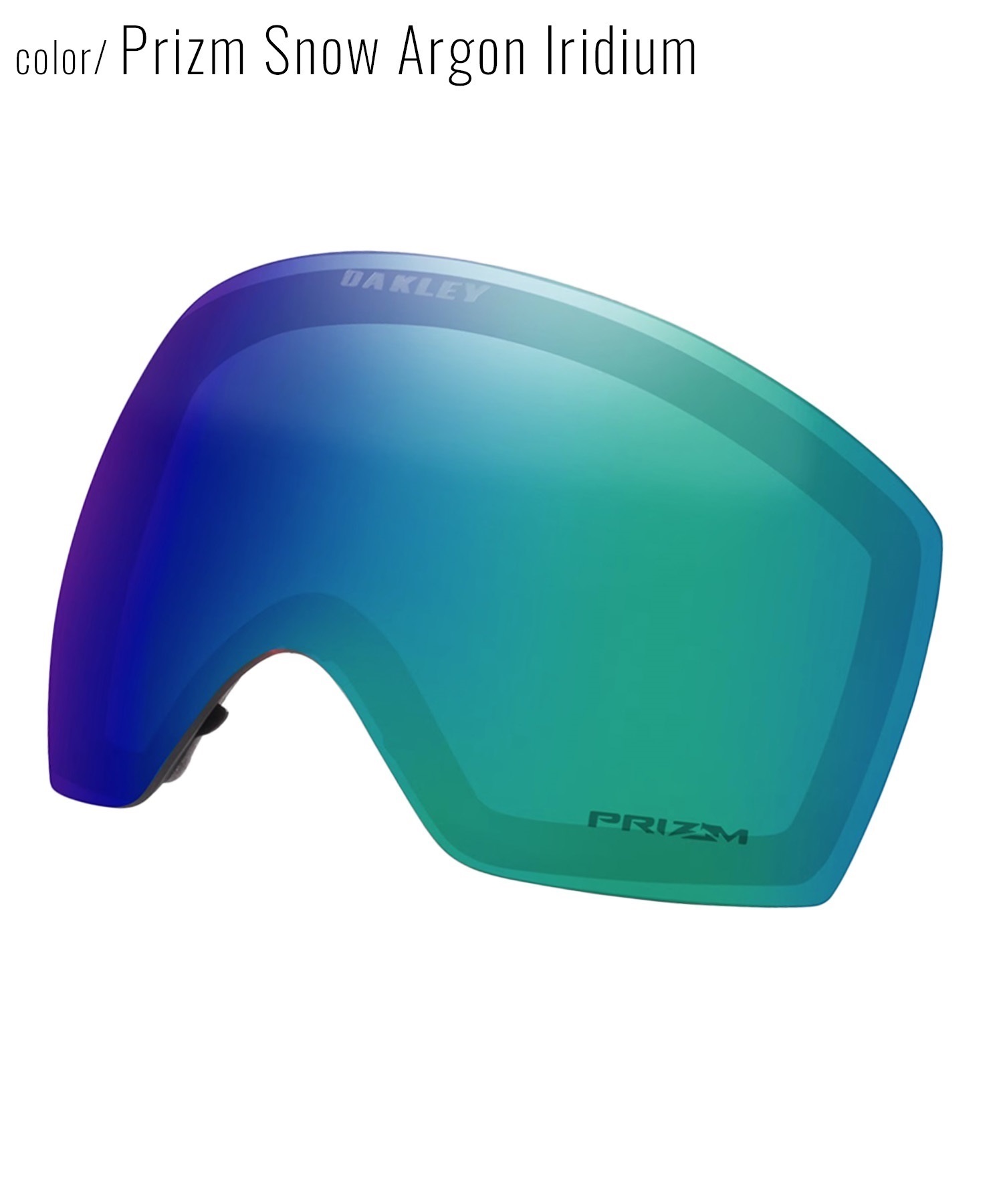 スノーボード ゴーグル レンズ スペアレンズ OAKLEY オークリー LENS FLIGHT DK L ムラサキスポーツ 23-24モデル KK A10(PRARG-ONESIZE)