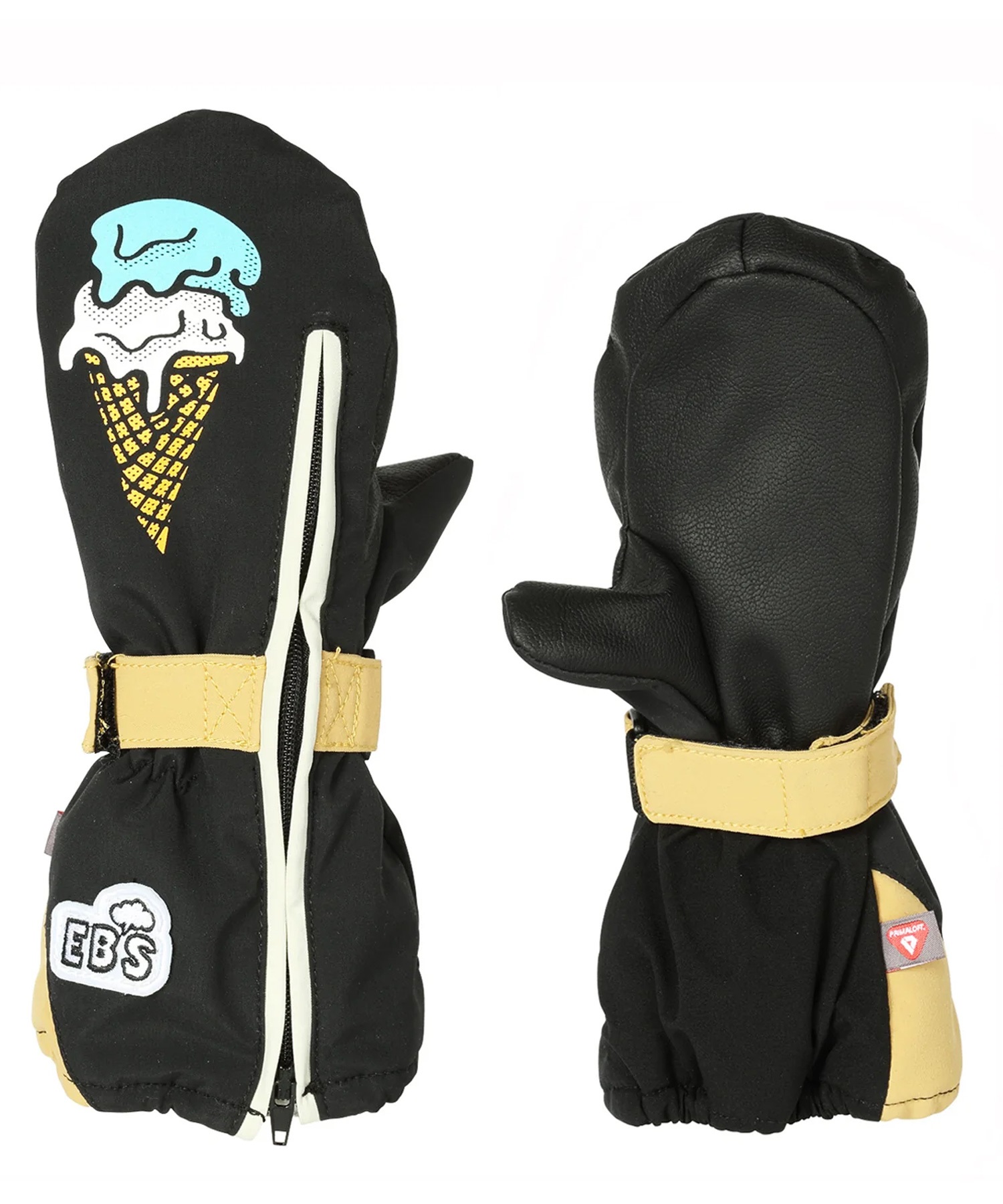 eb's エビス スノーボード グローブ キッズ ミトン CHILD MITT ICECR ムラサキスポーツ 24-25モデル LL L27(ICECR-110)