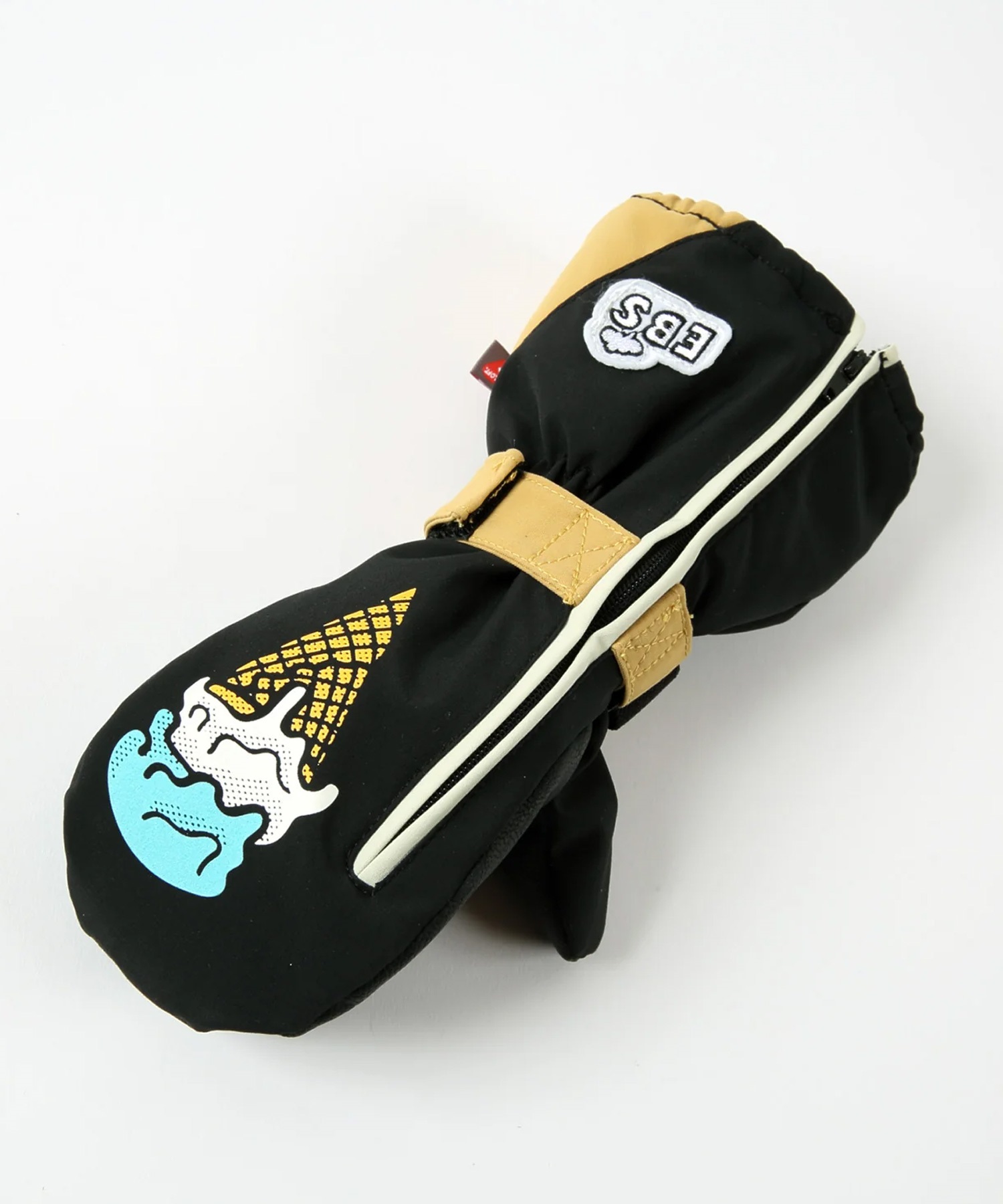 eb's エビス スノーボード グローブ キッズ ミトン CHILD MITT ICECR ムラサキスポーツ 24-25モデル LL L27(ICECR-110)