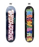 旧モデル スケートボード デッキ THREE WEATHER スリーウェザー デッキ 7.37～8.25inch TEAM DECK TWTDKK 大人(BK-7.37inch)