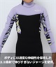 ROXY ロキシー バックジップ スウェル フロック TWT231701 ウェットスーツ フルスーツ キッズ(BLK-120cm)