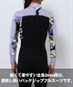 ROXY ロキシー バックジップ スウェル フロック TWT231701 ウェットスーツ フルスーツ キッズ(BLK-120cm)