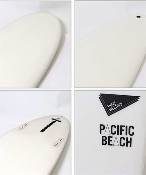 THREE WEATHER スリーウェザー PACIFIC BEACH パシフィックビーチ 7'2  サーフボード ミッドボード JJ D30(CLR-7.2)