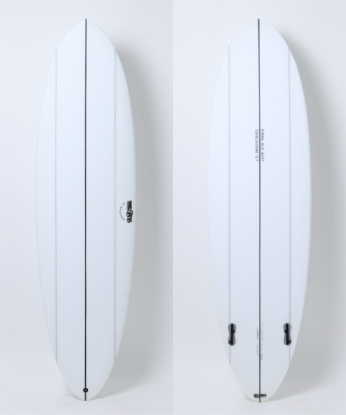 JS INDUSTRIES SURFBOARDS ジェイエスインダストリー BIG BARON ビッグバロン6'8 PE サーフボード FCS2 ミッドボード JJ E9(PE-6.8)