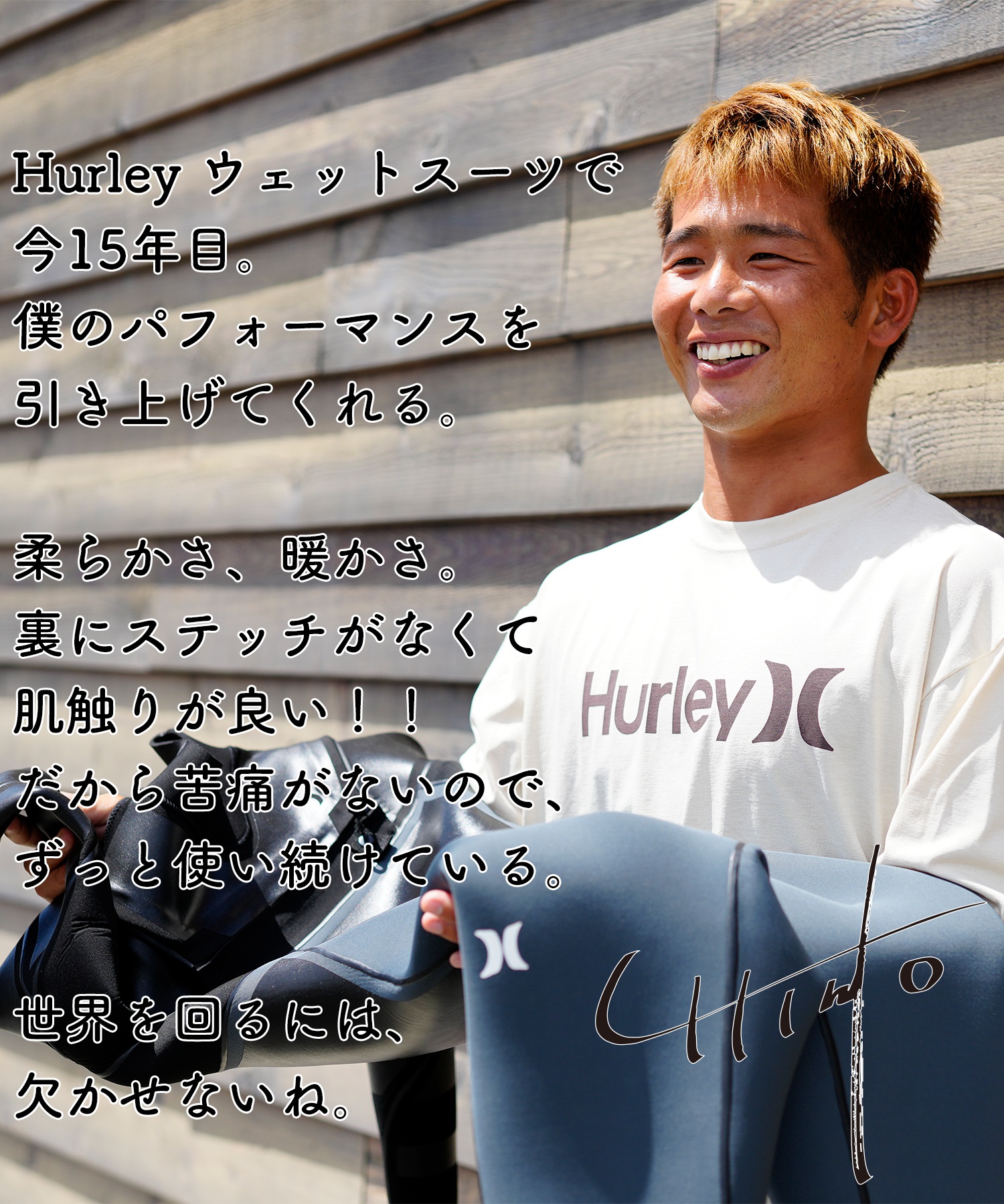 Hurley ハーレー ADVANTAGE MAX 5×4×3.5mm JVC2306 チェストジップ メンズ ウェットスーツ セミドライ サーフィン ムラサキスポーツ(BLK-M)