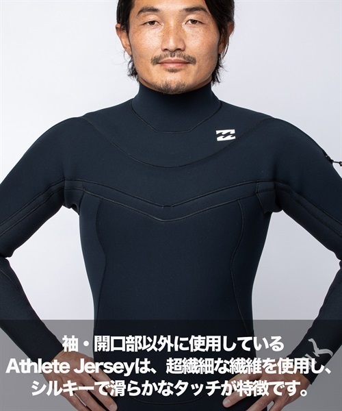 BILLABONG ビラボン GZ WITH ITADAKI 頂 GULLWING ZIP 3X2 メンズ ウェットスーツ フルスーツ ムラサキスポーツ KK B23(BLK-M)