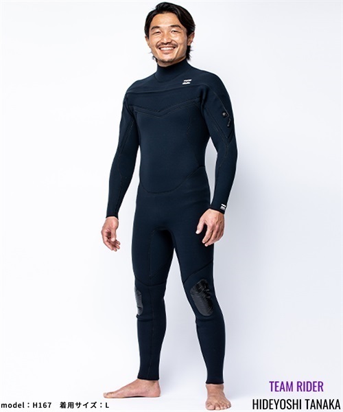 BILLABONG ビラボン LCZ WITH ITADAKI 頂 3X2 メンズ ウェットスーツ フルスーツ ムラサキスポーツ KK B23(BLK-M)